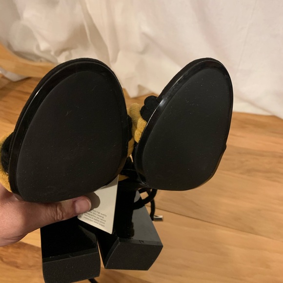 Zara leather and stone accent heels. NWT 6.5 - Picture 10 of 12
